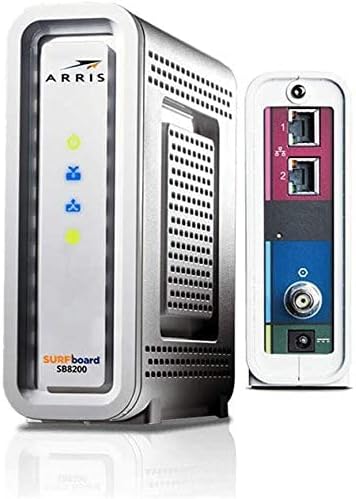 ARRlS SB8200 Szörfdeszka kábelmodem Docsis 3.1 Gigabit Kábel Modem Működik COX, Xfinity, Spektrum, valamint Számos Egyéb (Felújított)
