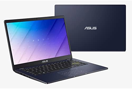 ASUS E410 14 Könnyű Laptop, Intel Celeron N4500 Processzor, 4GB DDR4 RAM, 128GB eMMC, 802.11 AC-WiFi, Bluetooth, C-Típusú, NumberPad,