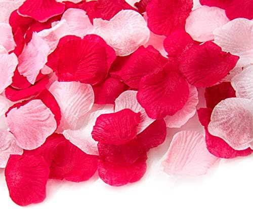 AUEAR, 3000 Csomag Vegyes Vegyes Selyem Rózsa Szirmok Mesterséges Virág Szirmai Scatter Szirmok a lakodalom Kézműves Otthoni Dekoráció