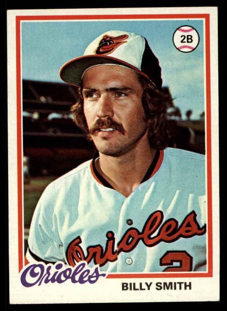 1978 Topps 666 Billy Smith Baltimore Orioles (Baseball Kártya) EX Orioles