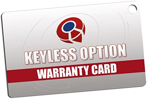 KeylessOption Kulcsnélküli Bejegyzés Távoli kulcstartó Csere 10443537 (Csomag 2)