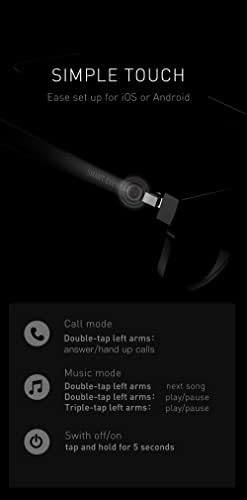 Szemüveg Gyors Töltés Vezeték Nélküli Bluetooth Smart Titán Rugalmas Csukló Erőt Nyitva Audio Fül Csontvezetéses Audio Szemüveg