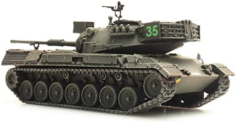 ARTITEC Belgium Leopard 1 Tank Vonat Közlekedési Mód 1/87 Kész Modell Tartály