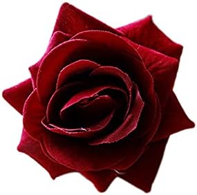 Virág Haj Klipek a Nő Kecses, Gyönyörű Rózsa, Hajcsat, Vastag/Vékony Haja Elegáns Szimuláció Virág hajcsatot Trendi Haj Díszítő Kellékek