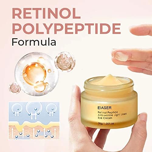 EIASER Retinol Polipeptid Javítás Szem Krém, Retinol Peptid Anti-wrinkle Világos Vonalak Szem Krém, Retinol Anti Aging Eye Cream,