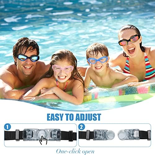 Konohan 8 Pack Úszó Szemüveg Nem Szivárog Úszni, Védőszemüveg, a Gyerekek, a Felnőttek UV Védelem Medence Védőszemüveg Anti fog Úszni Szemüveg