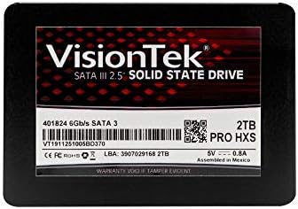 VisionTek 120GB PRO HXS 7mm 2,5 Hüvelykes SATA III Belső szilárdtestalapú Meghajtó 3D TLC NAND Technológia az Asztali Számítógépek,
