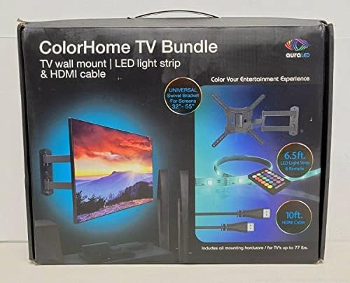 Hampton Bay Világítás Aura LED Színe Home TV-Hegy Combo Pack, 55 cm