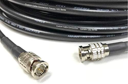 50 Láb Canare (L-5.5 CUHD), 12 G-SDI 4K UHD Video BNC Koax Kábel által értékesített Egyéni Kábel Kapcsolat