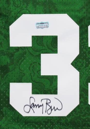 Larry Bird Aláírt Boston Celtics Mitchell & Ness Swingman holdújév Zöld NBA Jersey - Dedikált NBA Mezek