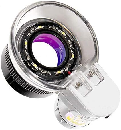 20X Nagyító,Hordozható Mini Zsebében UV Fény Mikroszkóp, Nagyító a Drágakő,Ékszer,Érme,Bélyeg,stb.