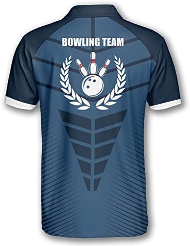 PRIMESTY Egyéni Bowling Ingek Férfiak számára, Személyre szabott Bowling Mezek, Egyéni Név & Csapat Neve Bowling Póló