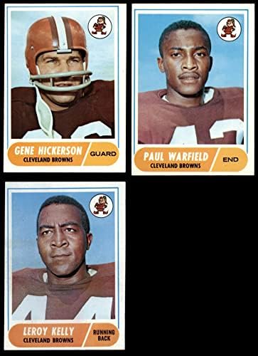 1968 Topps Cleveland Browns Csapata Meghatározott Cleveland Browns-FB (Set) EX Browns-FB