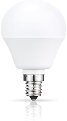 Acaxin E12 LED Izzó 5W 50Watt Egyenértékű, Meleg Fehér, 2700K, E12 Gyertyatartót Bázis, 5 Wattos LED G45 Izzó, a Mennyezeti Ventilátor,