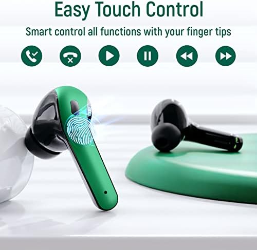 Vezeték nélküli Fülhallgató 50H Lejátszás Bluetooth-Fejhallgató Vezeték nélküli Töltés Esetben Vízálló fülhallgató in-Ear Fülhallgató Mikrofonnal
