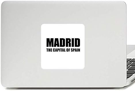 Madrid Spanyolország Fővárosa Matrica Vinil Pastor Laptop Matrica PC Dekoráció