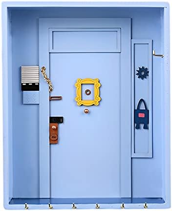 2023 Barátok Monica ajtós Fali kulcstartó Kampók Személyre szabott Kulcstartó Vintage Home Fali Dekoráció, Kézzel készített Ajándék,
