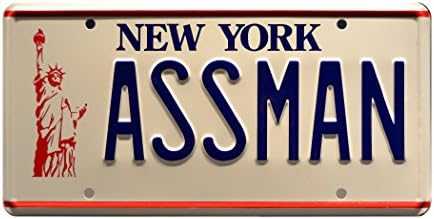 Cosmo Kramer | Assman | Fém Lepecsételt Rendszám