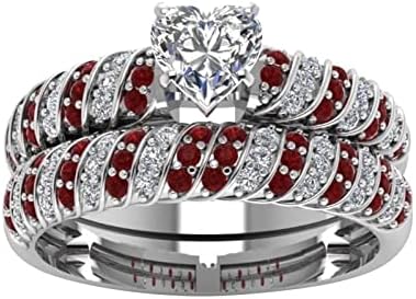 A nők Ékszerek Gyűrűk Szimulált Gyémánt jegygyűrűt a Nők Luxus Vágott Rakható Eljegyzési Gyűrű, Ékszerek, Ajándékok, Szorongás Gyűrű