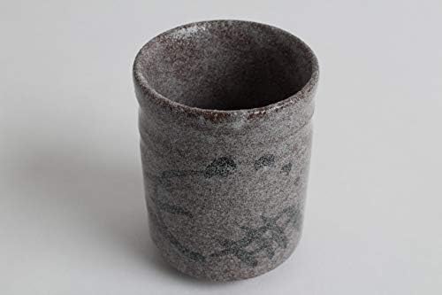 Mino ware Japán Kerámia Yunomi Chawan Csésze Tea Por Fehér Égett Barna Japánban készült (Japán Import) RSY005