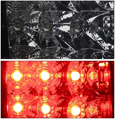 ZMAUTOPARTS LED-es hátsó féklámpa Hátsó Lámpa Fekete/Füst Kompatibilis a 2009-2014-es Ford F-150