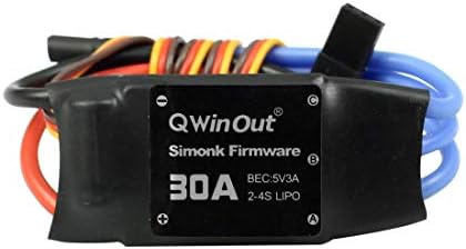 QWinOut 2-4S 30A RC Brushless ESC Simonk Firmware-Elektromos Fordulatszám Szabályzó 5V 3A BEC 3,5 mm-es Női Banán Golyót 2 4s Lipo