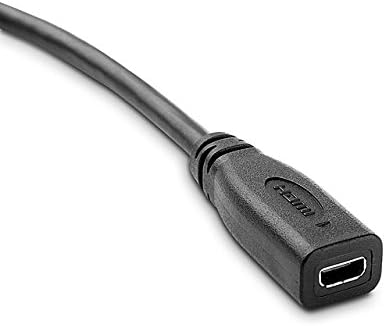 Cablecc 20cm Micro HDMI Csatlakozó Női HDMI Férfi Adapter Kábel Tabletta & mobiltelefon