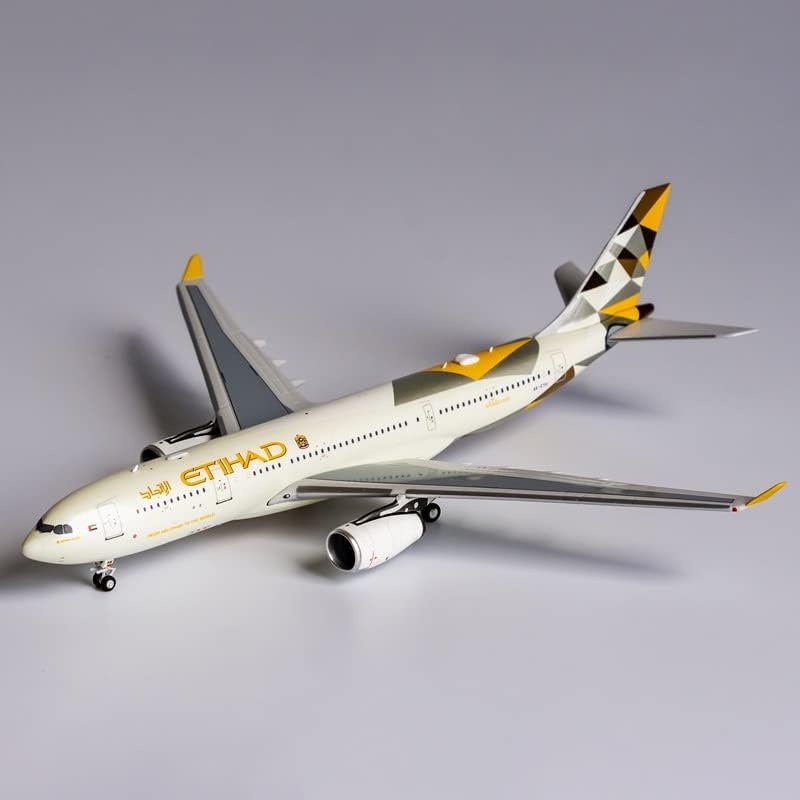 Repülőgép Modellek 1/400 az Etihad Airways A330-200 A6-EYH Szimulációs Modell Légi jármű Dekoráció, Vagy Ajándék Grafikus Kijelző