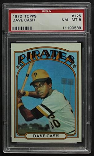 1972 Topps 125 Dave Készpénz Pittsburgh Pirates (Baseball Kártya) PSA a PSA 8.00 Kalózok