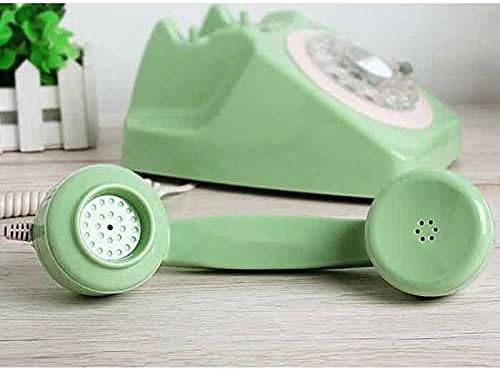 N/A Tárcsa Forog Vintage Vezetékes Telefon, Műanyag Home Office Retro Vezeték Vezetékes Vezetékes Telefon (Szín : C)