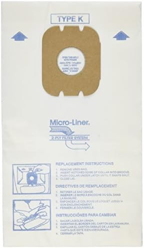 Hoover 4010100K papírzacskó, Írja be a K Szelleme Mikroszűrőn 3 Pk