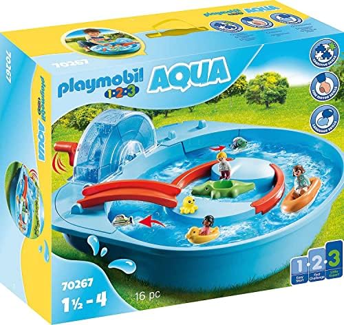 PLAYMOBIL 1.2.3 Aqua Splish Splash vízipark