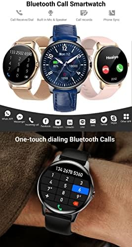HOAIYO Intelligens Karóra (Hívás Fogadása/Telefonos), 1.3 Smartwatch a Hívás/Szöveg/pulzus/SpO2/Sleep/Kalória Számláló, 3ATM