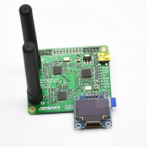 DAGIJIRD 32 Bites V1.3 MMDVM Duplex karton Modul Kettős Antenna OLED&USB Display Forrasztva a Raspberry Pi