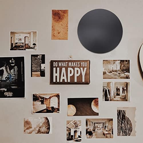 Didiseaon Kerek Képkeret hátlap DIY Képkeret Palánk Fali Dekoráció Konyha, Galéria Home Office Fal (Fekete)