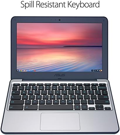 ASUS Chromebook C202 Laptop - 11.6 Strapabíró, majd Öntsön Ellenálló kivitel 180 Fokos Zsanér, Intel Celeron N3060, 4 GB RAM, 16 gb-os