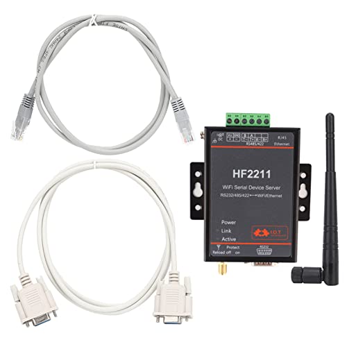 Soros Port Szerver HF2211 Kiszolgáló Soros RS232/485/422, hogy & Ethernet DTU Hálózati Kommunikáció 5 36VDC Kommunikációs Eszköz Közösségi