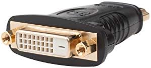 Kábelek Közvetlen Online Csomag 2 DVI-D Male-HDMI Női Csatlakozó Kábel TV Adapter Monitor PC-Laptop-Videó (DVI-D-Single Link Férfi HDMI Női)