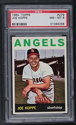 1964 Topps 279 Joe Koppe Los Angeles Angels (Baseball Kártya) PSA a PSA 8.00 Angyalok