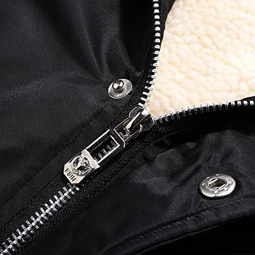 ADSSDQ Plus Size Kabát Férfi Hosszú Ujjú Alkalmi Téli Szabadtéri Kényelmes Kabát Nehézsúlyú Grafikus Meleg kapucnis felső Button8