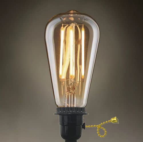 RXEAZIL UL E26 Lámpa Aljzat Csere Lánc Húzza a Kapcsolót, Fenolos Menetes Közepes Alap Lámpa Foglalat a lámpaernyőt Gyűrű Táblázat,