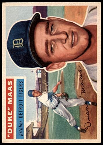 1956 Topps 57 Herceg Maas-Detroit Tigers (Baseball Kártya) VG/EX+ Tigris