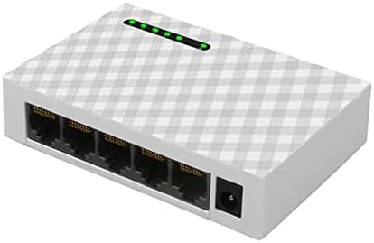 Csatlakozók 5 portos Gigabit Switch 10/100/1000Mbps RJ45 LAN Ethernet Gyors Asztali Hálózati Switching Hub Sönt EU/US Power Adapter