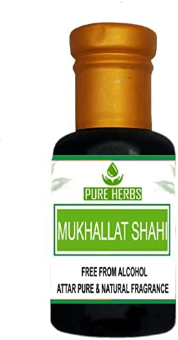 Tiszta Gyógynövények, MUKHALLAT Shahi Attar Mentes Alkohol Unisex,Megfelelő Alkalomra,a Felek & Naponta Használ 3ml