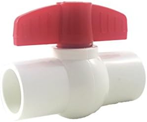 PVC KOMPAKT golyóscsap 1/2 - Socket - Sanipro - (Csomag 10)