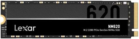 Lexar 2TB NM620 M. 2 2280 PCIe Gen3x4 NVMe Belső SSD, Akár 3300MB/s olvasási (LNM620X002T-RNNNU)