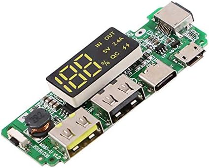 WSDMAVIS 1db 18650 Fedélzeten Töltő, Lítium Akkumulátor Töltés Modul Dual USB 5V 2.4. A MiniType-C Power Bank Modul DIY a Túltöltés Overdischarge