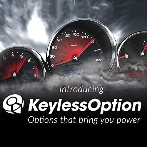 KeylessOption Kulcsnélküli Bejegyzés Távirányító Autós kulcstartó Csere L2C0007T (Csomag 2)