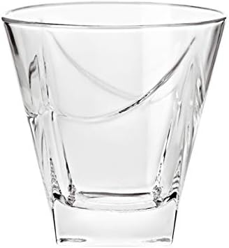Barski - Európai Üveg - Dupla Régimódi Dobon Szemüveg - Egyedi Tervezésű - Készlet 6-11.5 oz. - Made in Europe