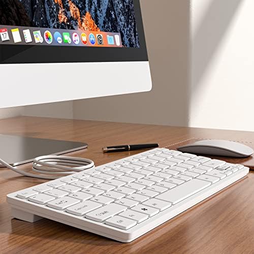 SGIN Billentyűzet Vezetékes, USB, Plug & Play USB-Keyboard, Számítógépes Billentyűzet, Laptop, Irodai Asztali, Notebook， Könnyen Használható